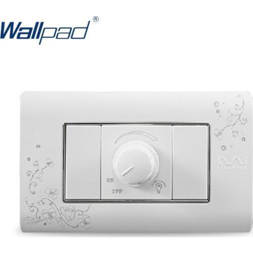 2019 Hot Sale Dimmer Switch Wallpad Luxury Wall Switch Panel 118*72mm 10A 110~250V
