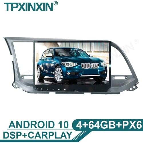 Android 10 4+64G For Hyundai Elantra 2016- 2018 Multimedia player autoradio stereo Navigation GPS Car Radio 2Din Stereo Receiver