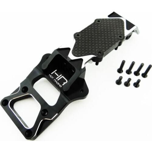 HR Aluminum and Carbon Fiber Front Bulkhead and Skid Plate for AXIAL YETI XL 90032 90038