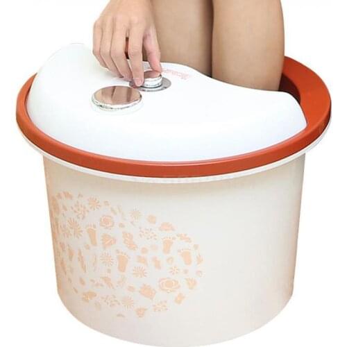 Foot Bubble Plastic Non-electric Thermostat Heating Foot Bath Thermal Insulation Artifact Washing Foot Basin Over Crus Barrel Co