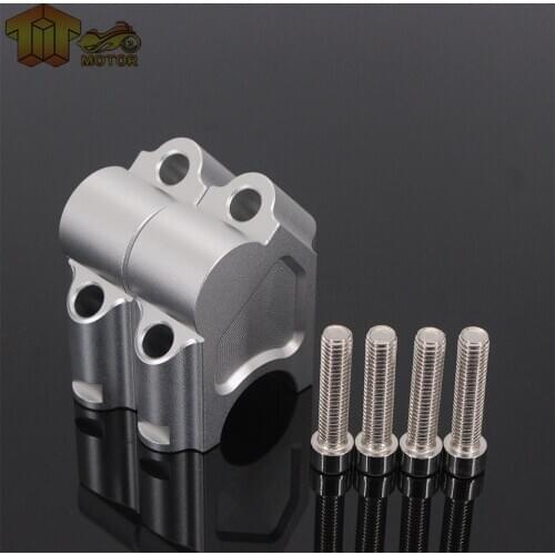 Motorcycle CNC Handle Riser Bar Clamp Raised Extend Handlebar Mount Riser For BMW F700GS F700 GS F650 GS F800GS F800 GS 28mm