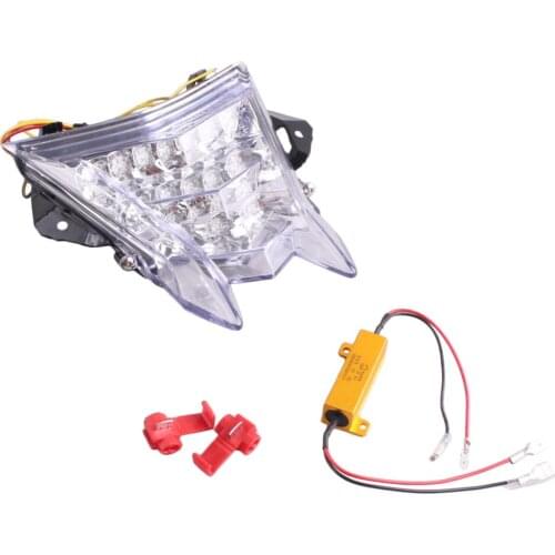 Turn Signal Light e-Mark Integrated LED Motorcycle Rear Taillight Lamp For BMW S1000RR 1000RR 2011 2012 2013 2014 2015 Clear