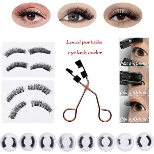 Eyelash Curler Cosmetics Tweezers for Eyelashes False Eyelashes Doe Eyes Extension Clip Long-lasting Curling Eye Makeup Tools