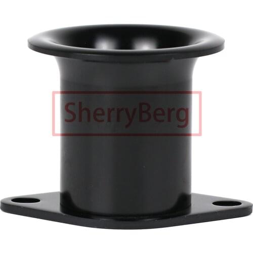 SherryBerg New Trumpets Ram Tubes For Toyota AE86 Corolla GTS Velocity Stack 20V 4AG ITB/ITBs Air Horn Funnel Black EK