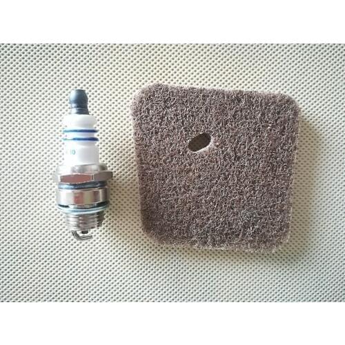 Air Filter Spark Plug for Stihl FS38 FS45 FS46 FS55 HS45 FC55 KM55 Trimmer