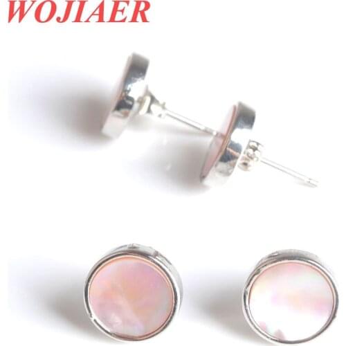 Серьги-гвоздики WOJIAER China At AliExpress