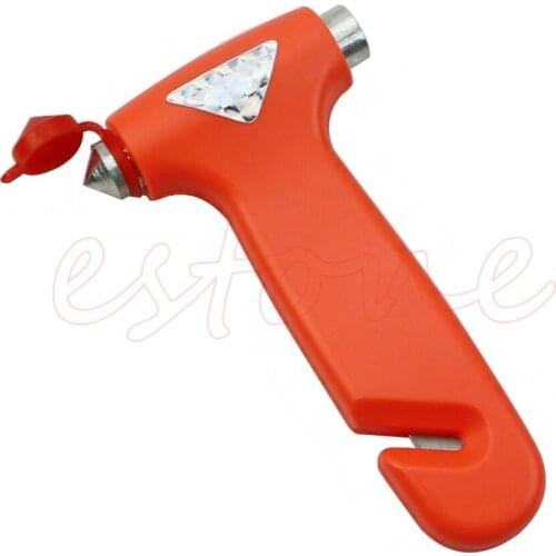 1PC Break Window Glass Hammer Car Emergency Safety Gear Belt Rope Cutter Tool