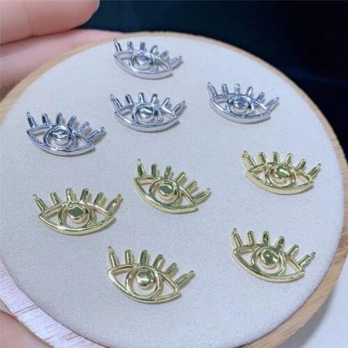 10pcs/lot Smooth Classic Turkish Evil Eye Pendant for Necklace Making