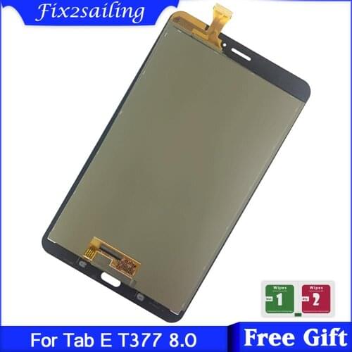 100% Tested Working LCD For Samsung Galaxy Tab E 8.0 SM-T377 T3777 T377 LCD Display touch Screen Digitizer Assembly