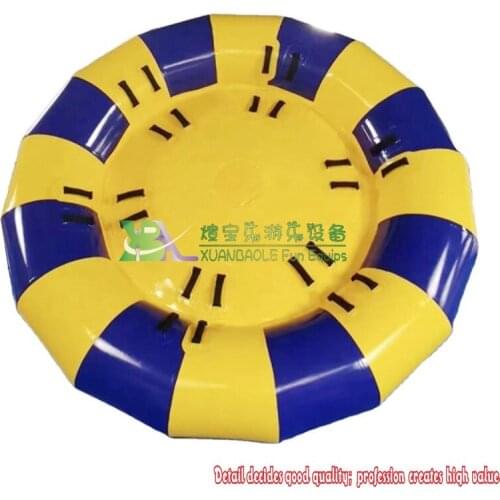 100% PVC Tarpaulin Material Aqua Twister Commercial Inflatable Disco Towable Boat