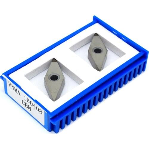 2PCS VNMA160408 PCD CBN Diamond Inserts External Turning Tool VNMA 160408 Insert CNC Lathe Cutter Tools Milling Turning Inserts