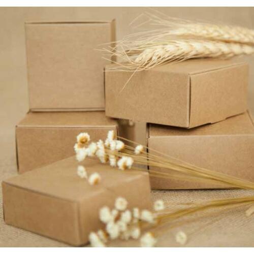 2017 New DIY Kraft Paper Box Gift Box For Wedding Favors Birthday Party Candy Cookies Christmas party gift ideas Box