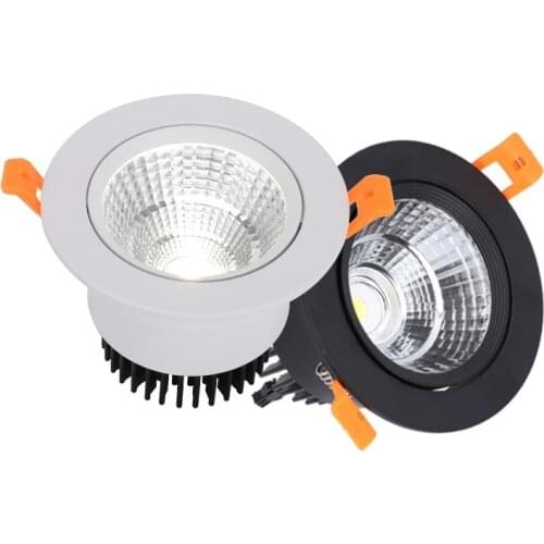 AC110V-220V dimmable 5W7W9W12W15W18W embedded ceiling light Epistar embedded ceiling light household lighting spotlight spotligh