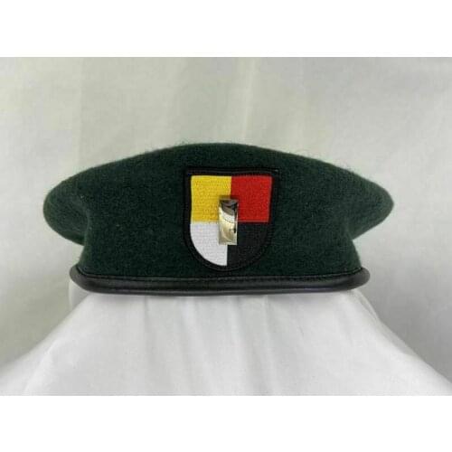 US Army 3th Special Forces Group Blackish Green Beret Lieutenant Officer Rank Hat Military Store