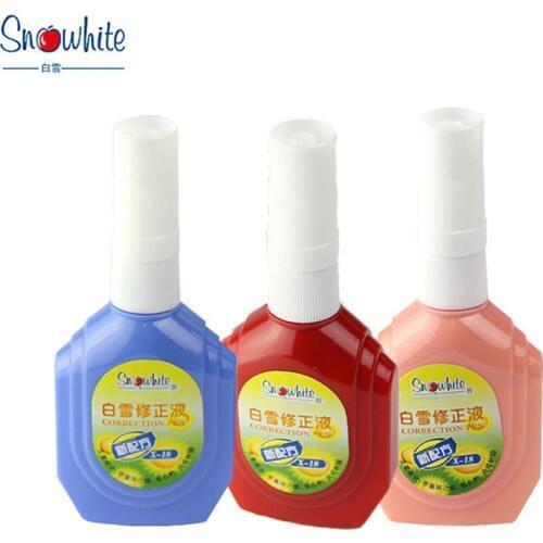 Snow White correction liquid quick-drying pen student correction fluid white seamless X18 Learning Stationery Office Supplies