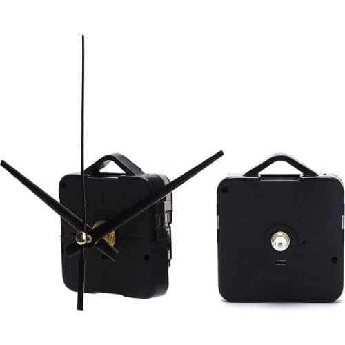 Silent Wall Clock Mechanism Mute Quartz DIY Wall Clock Movement Machine Silver Hands Repair Kit Tool Replace Set Accessories