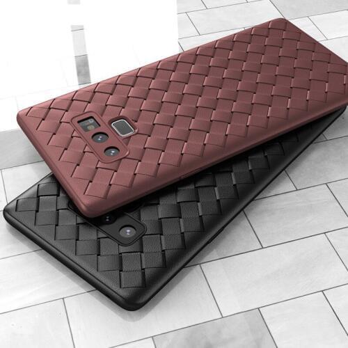 Heat dissipation Phone Case For Huawei Mate 30 20 10 Pro 20X P20 P30 9 Ultra Thin Soft TPU Case Woven Grid Leather Cover Coque