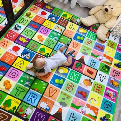 Baby Play Mats for Childrens Carpet Foam Play Puzzles Educational Thick Eco-friendly Non-slip Cartoon Zoo Living Room Mat