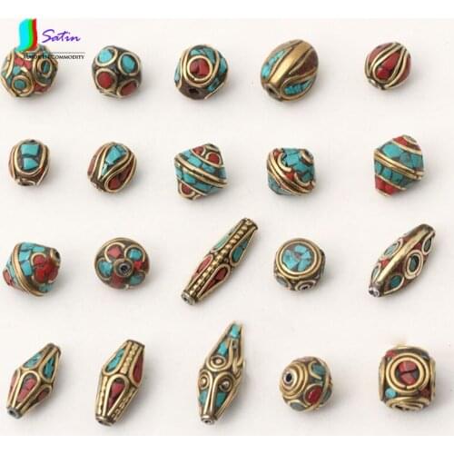 National Style Hand - Made Nepal Pearl Vogue Trendy Ornament Accessories DIY Beads Materials And Accessories S017M