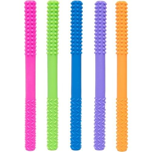 New baby gum Silicone hollow dental tube Baby teething toys Childrens hand molars stick