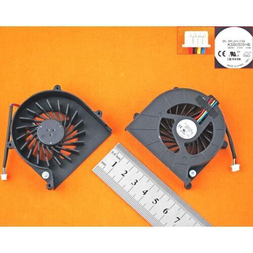 New Laptop Cooling Fan for Toshiba C600 C655 C650 L630 4Pin P/N KSB0505HB AH94 CPU Cooler Radiator