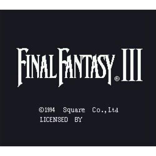 FINAL FANTASY 3 NTSC Version 16 Bit 46 Pin Big Gray Game Card For USA Game Players