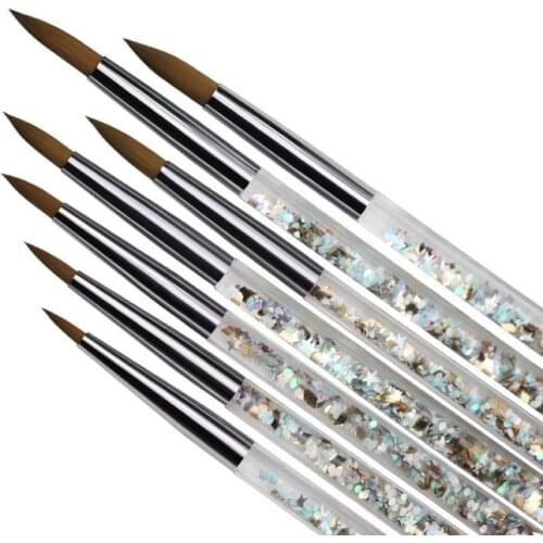 Professional Nail Art Brush Set For Manicure Rhinestone Acrylic Paint Brushes Kit UV Gel Polish Nails Lining Pen Gradient