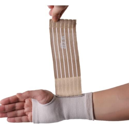 1Pc Adjustable Wristband Elastic Wrist Wraps Bandages Basketball Boxing Weightlifting Powerlifting Breathable Wrist Supports New