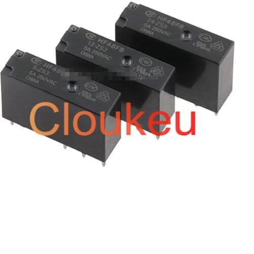 Relay HF46FB-005 012 024-ZS3 5V 12V 24V 5A 5pin