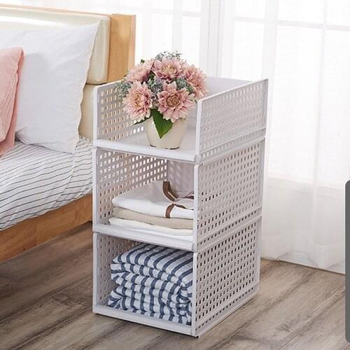 Wardrobe Partition Storage Rack Cabinet Clothes Organizer Detachable Sundrie Storage Rack Separator Drawer Interspace Shelf