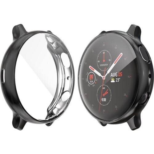Full Ultra-Thin Tpu Screen Protection Watch Case for Samsung galaxy watch active 2 44mm 40mm active 1clear HD Protector Cover
