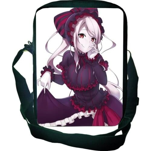 High Quality Overlord Shoulder Bags Anime Cross Body Bag Girls School Bag Casual Handbags Boys Bookbag Men Travel Bolsa Feminina