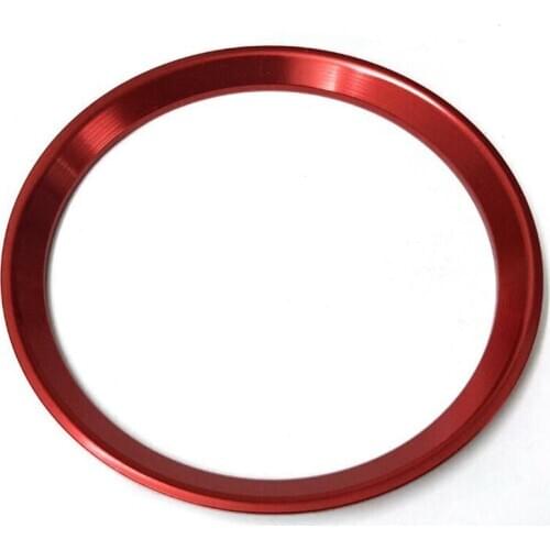 1X Red Steering Wheel Center Logo Decoration Cover Ring Trim for Mercedes Benz C E CLA GLC GLE Class 2015