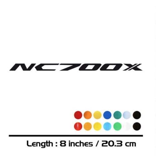 2 X New Sales motorcycle bike Fuel tank Wheels Fairing notebook Luggage helmet MOTO Sticker decals For HONDA NC700X