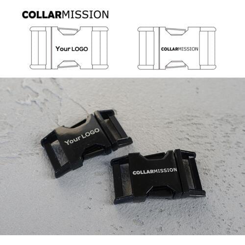 50pcs/lot Engraved buckle, We provide laser engraving service customize LOGO 15mm 4 colours