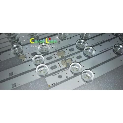 8peças/lote retroiluminação LED bar forTV HC390DUN-VCFP1-21X 39LN5400 39LA6200 LG innotek POLA 2.0 POLA2.0 39 "
