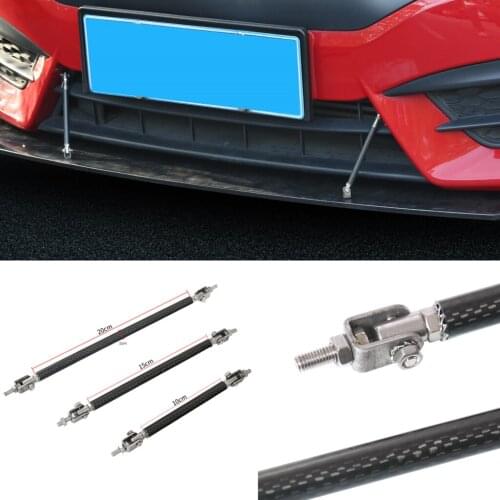 Aluminum 150mm 5.9" Inch Front Bumper Lip Splitter Strut Rod Tie Bars 15cm