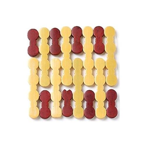 Bamboo Vegetable Mats Potholders Table Mats Coasters Bowl Mats Anti-Scalding Pot Mats Plates Bamboo Mats Home Dining Mats