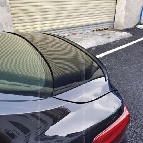 CEYUSOT For Toyota Mark X Reiz CAR Trunk NEW Accessories Spoiler PU Material Rear Lip WING Tail Refit Body Kit V STYLE 2010-15