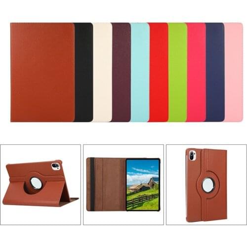 Tablet For Xiaomi Pad 5 Case 2021 11 inch 360 Degree Rotation PU Funda For Xiaomi MiPad 5 Pro Mi Pad 5 Pro Cover Etui + Pen
