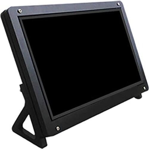 New 7 Inch Display Monitor LCD Case Support Holder for Raspberry Pi 3 Acrylic Housing Bracket LCD Black