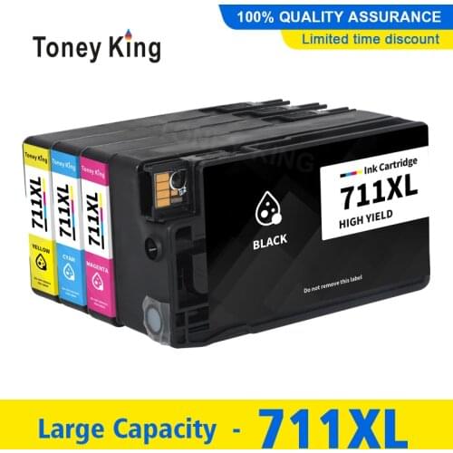 Printer Ink Cartridge Compatible For HP 711 For HP Designjet T120 T520 Printer Full Ink Cartridges For HP711 711XL With Chip