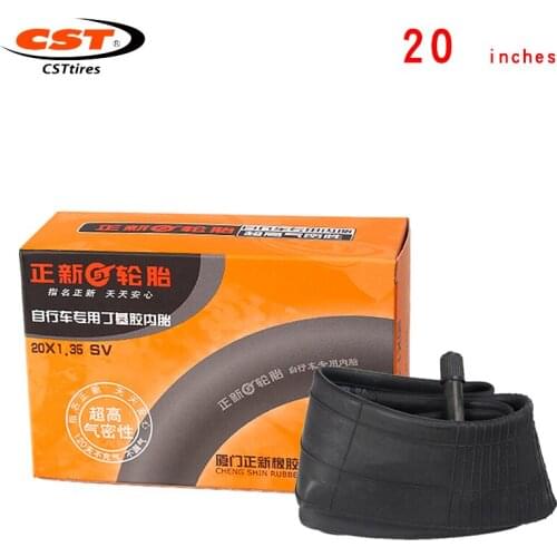 CST mountain bike 20 Inch Tube BMX foldable Bicycle Tires MTB parts Cycling1.35 1.5 1.75 2.125 A/V 20*1 1/8 Cycling Inner Tube