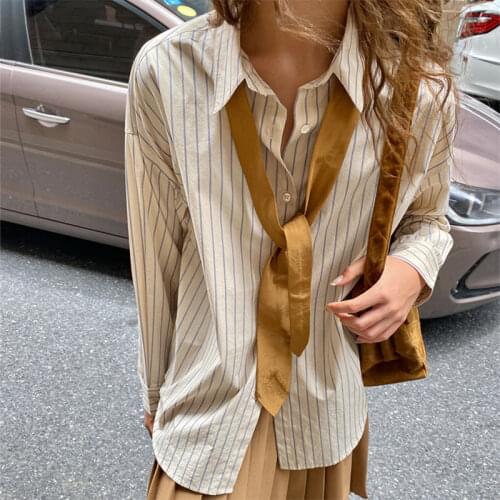 DISWEET Women's Striped Shirts
