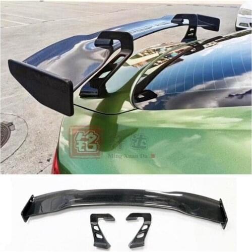 Real Carbon Fiber Car Rear Trunk Lip Roof Spoiler Wing For Audi TT/TTS/TTRS/R8/S3/S4/S5/S6 GT Style