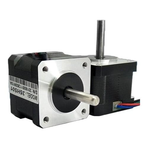 2 phase 35mm Nema14 Single Shaft length 24mm 0.8A 0.1N.m dc brushless 4-wire digital hybrid stepper step motor