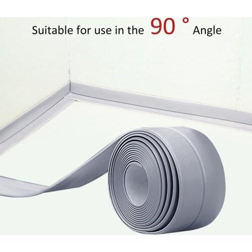 3D New PVC Colorful Kitchen Sealant Strong Sticky Tape for Bathroom Self-Adhesive Sealing Tapes Countertop Shower Toilet Sink