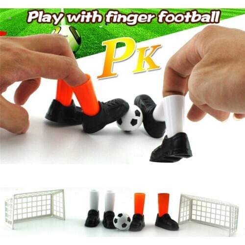Finger Football Game Sets with Two Goals Funny Family Party Finger Soccer Match Toy for Fans Club Party Gifts for Kid Table Game
