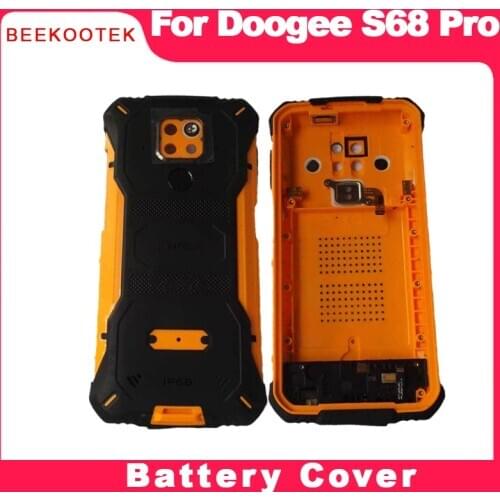 New Original S68 Pro Back Cover+Loudspeaker+Fingerprint+Microphone+Power Cable+Receiver For Doogee S68 Pro Mobile Phone