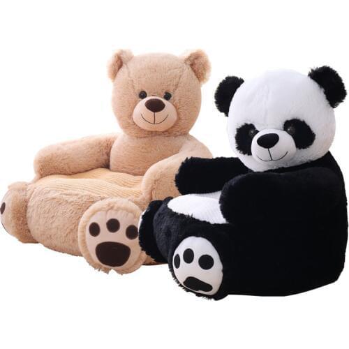 New Hot Safety Baby Seat Soft Stuffed Animal Baby Sofa Plush Baby Cushion Feeding Chair Learn To Sit Kids Back Support Plush Toy
